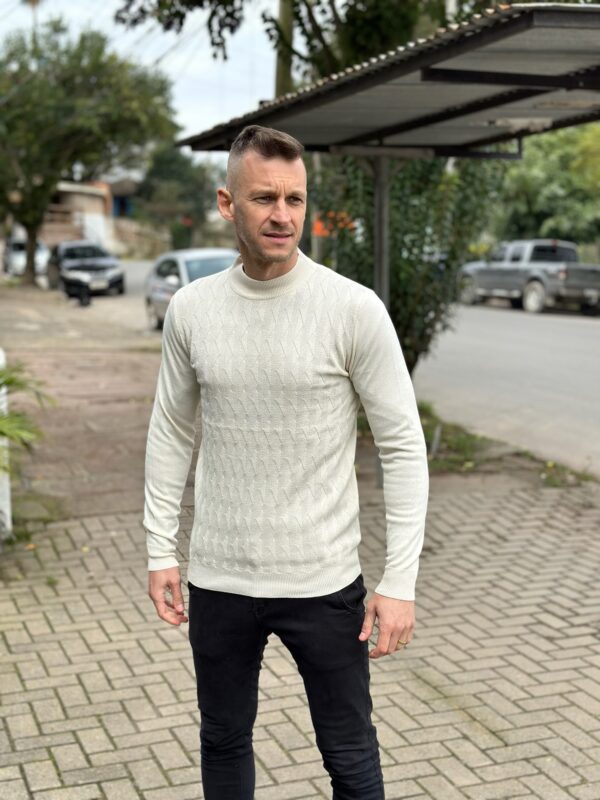 Suéter Tricot Gola Alta