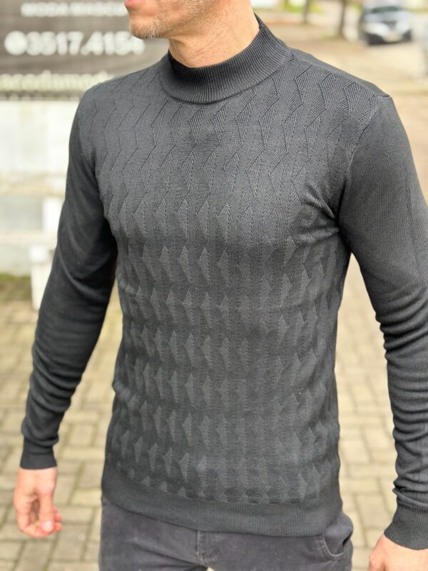 Suéter Tricot Gola Alta - Imagem 8