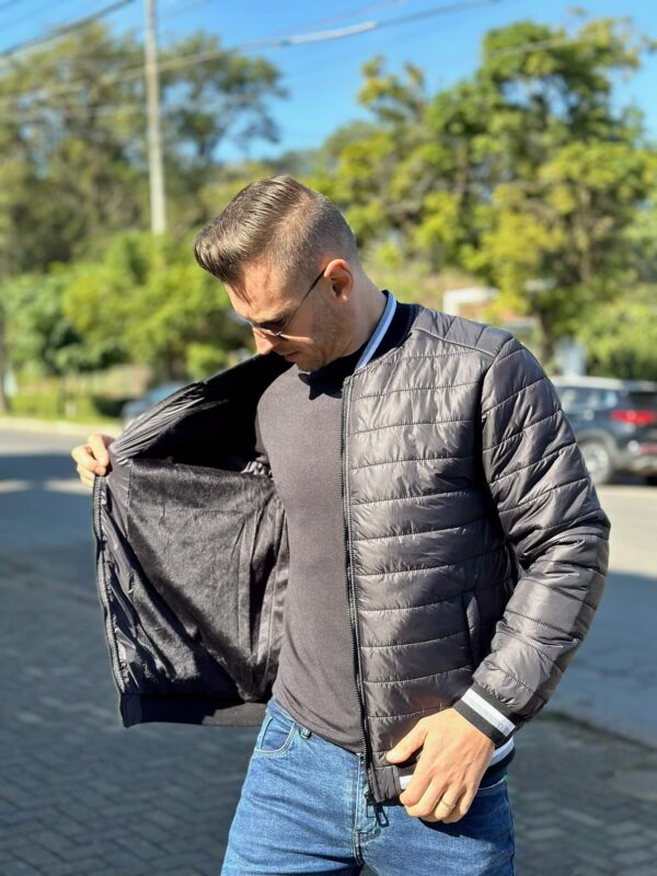 Jaqueta Nylon Forrada - Imagem 4
